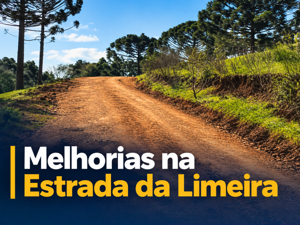 Secretaria de Viação e Obras realiza melhorias na Estrada da Limeira
