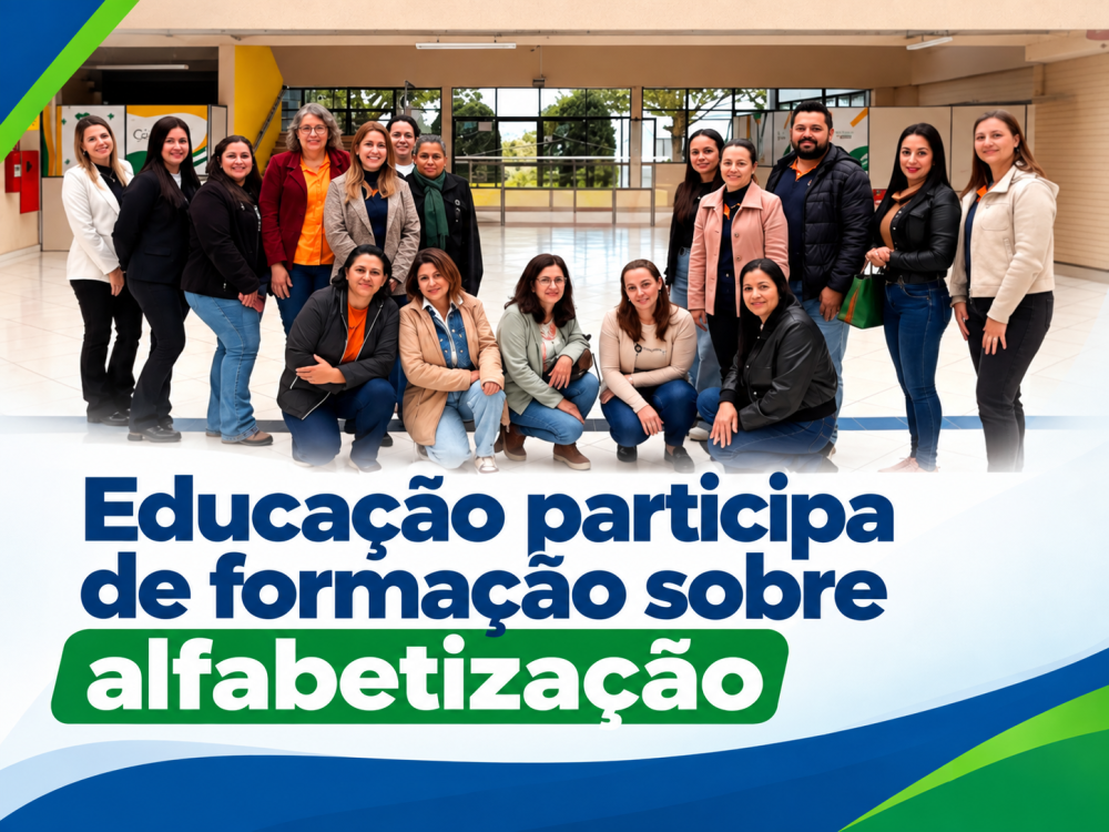 Equipe da Educação de Goioxim participa de seminário sobre boas práticas de alfabetização
