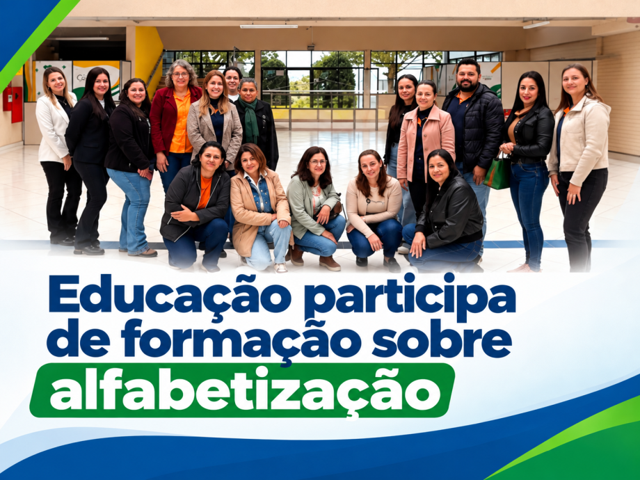 Equipe da Educação de Goioxim participa de seminário sobre boas práticas de alfabetização