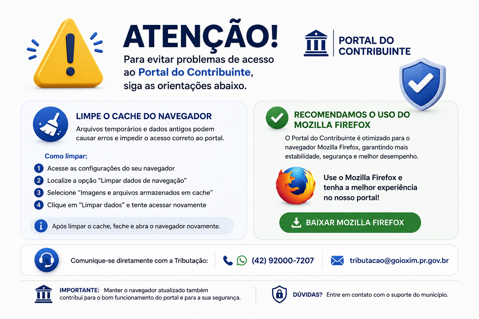 Orientações tributárias